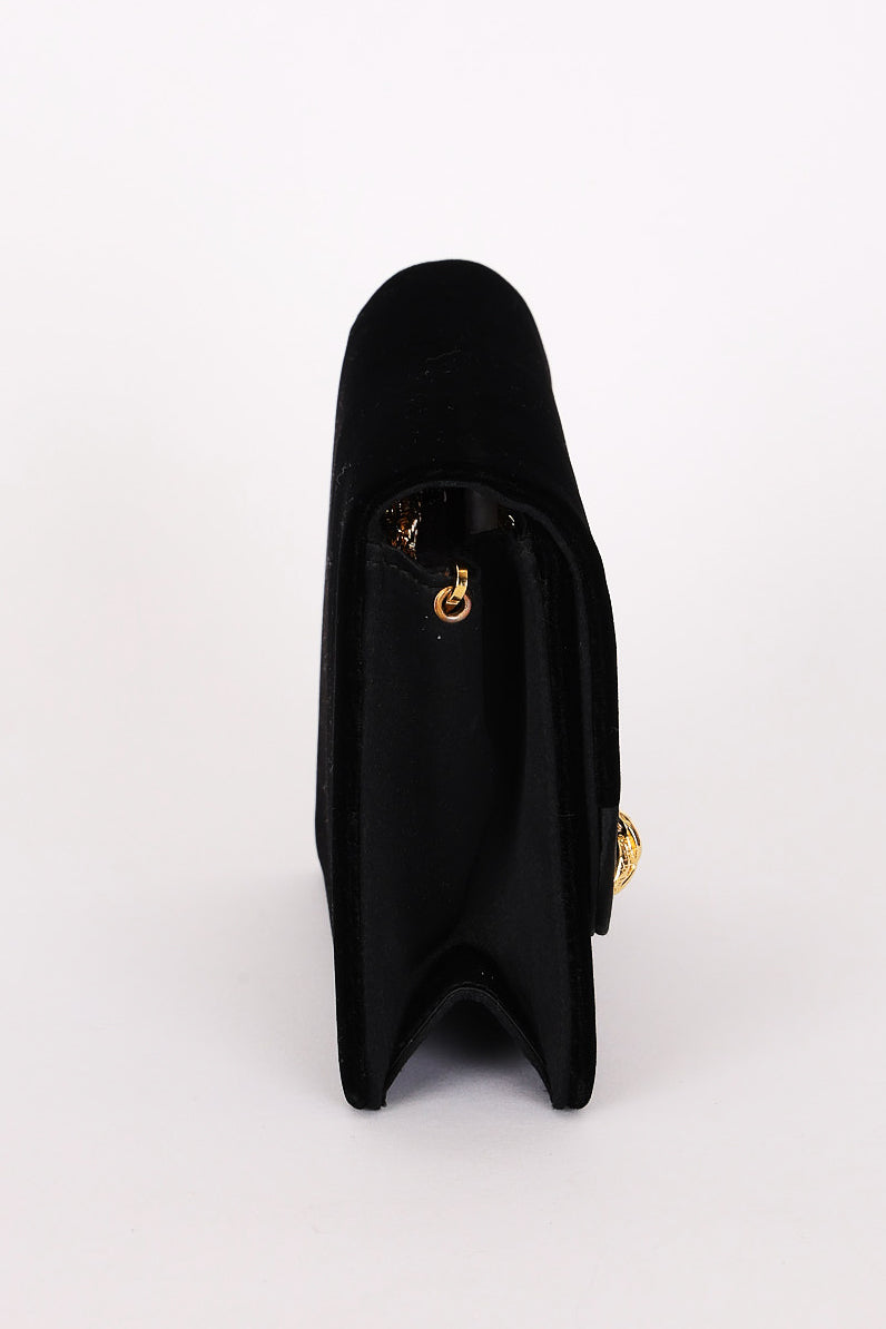 Gucci Velvet Clutch with Chain