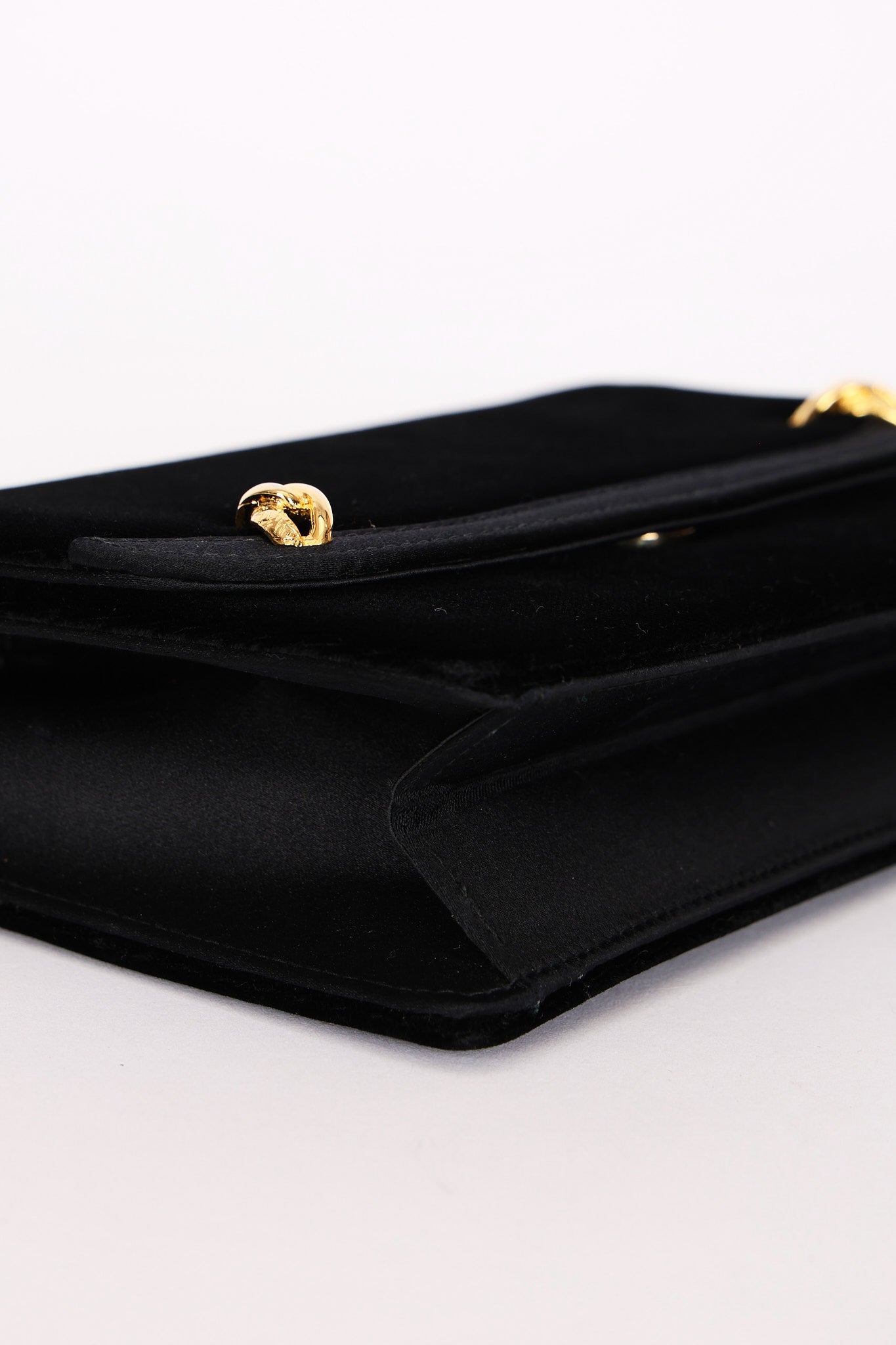 Gucci Velvet Clutch with Chain