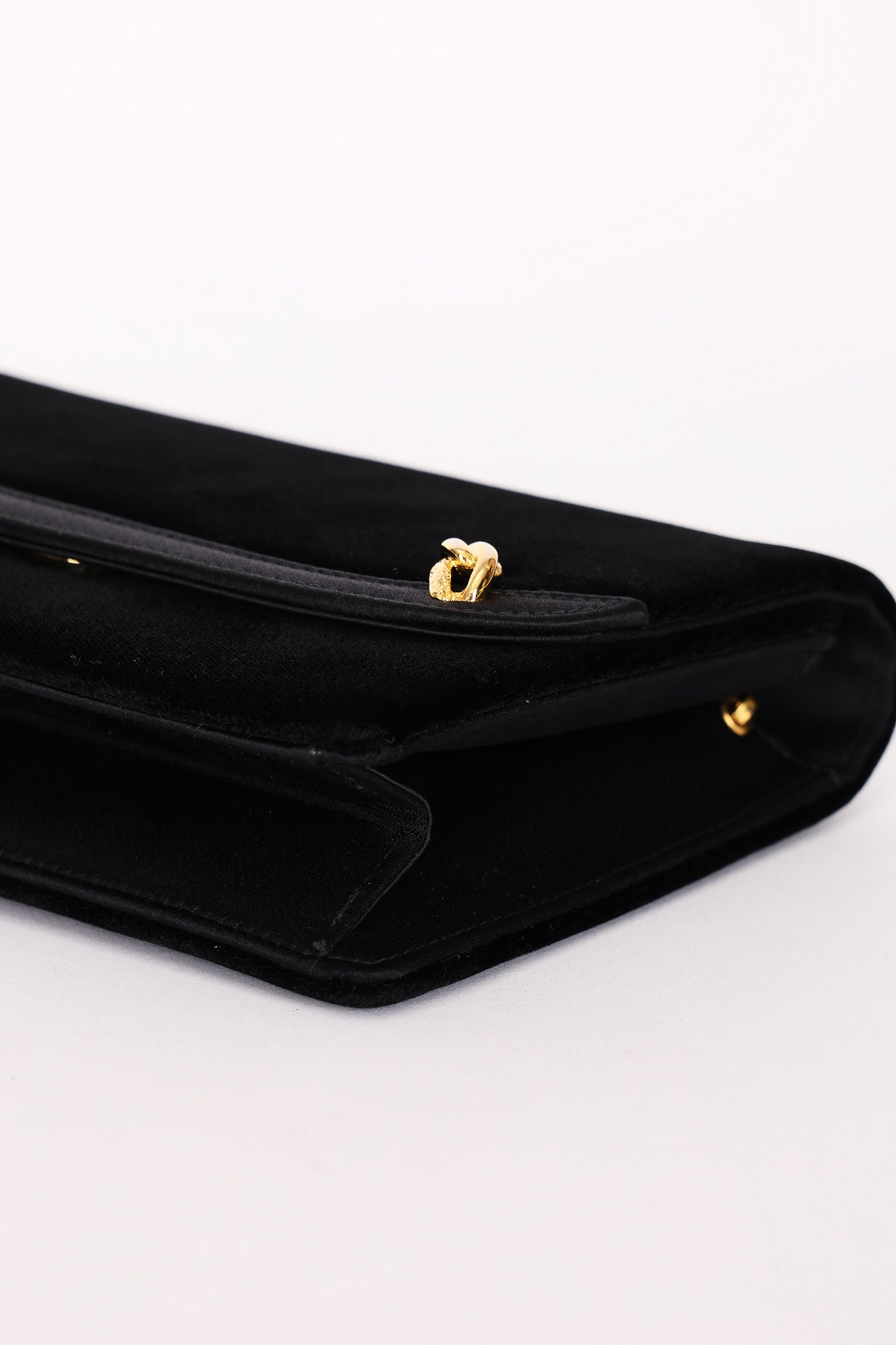 Gucci Velvet Clutch with Chain