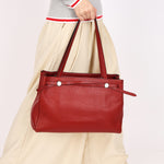 Hermès Cabana Tight Tote Rouge H Buffle Skipper PHW
