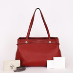 Hermès Cabana Tight Tote Rouge H Buffle Skipper PHW