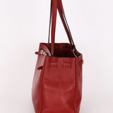 Hermès Cabana Tight Tote Rouge H Buffle Skipper PHW
