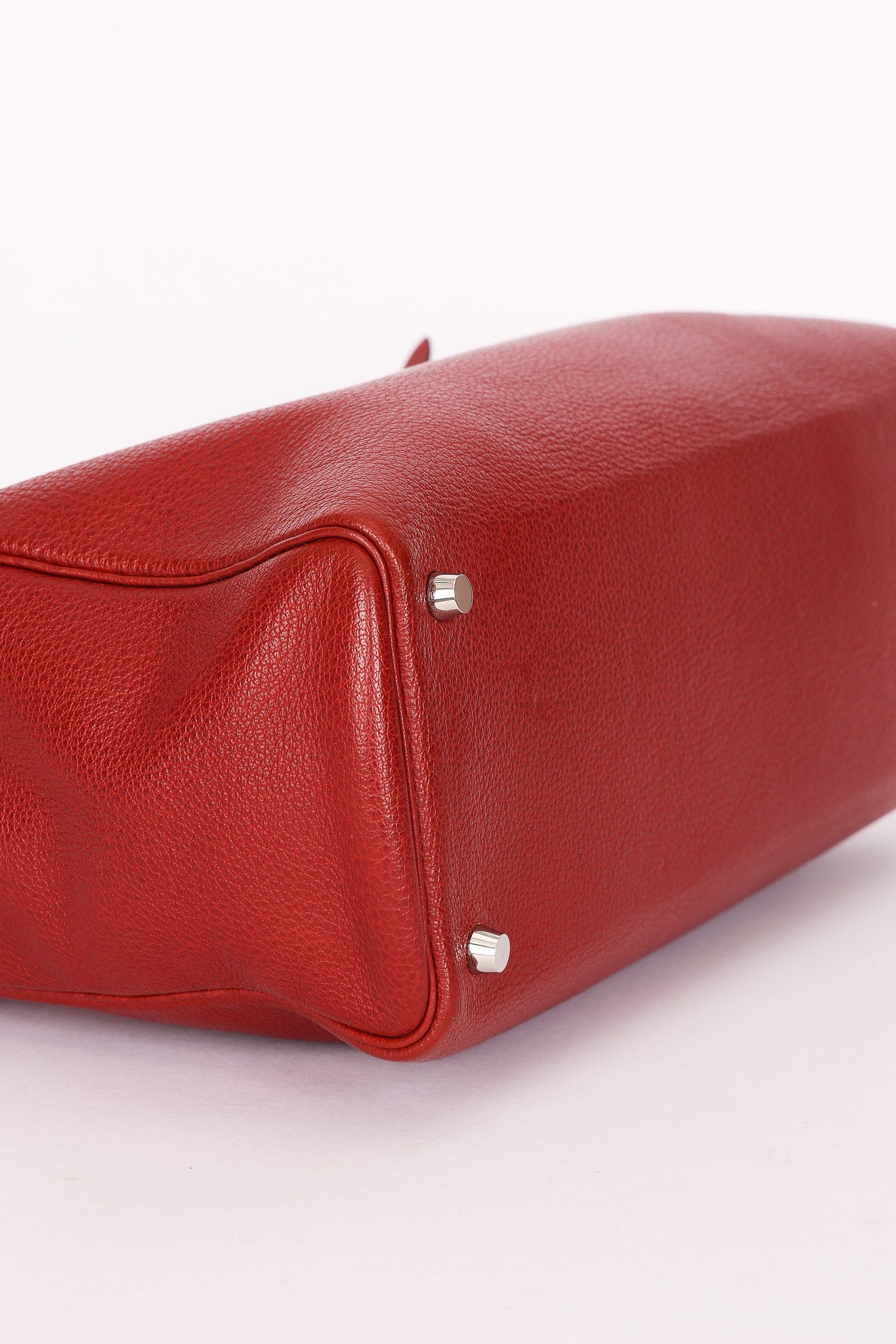 Hermès Cabana Tight Tote Rouge H Buffle Skipper PHW