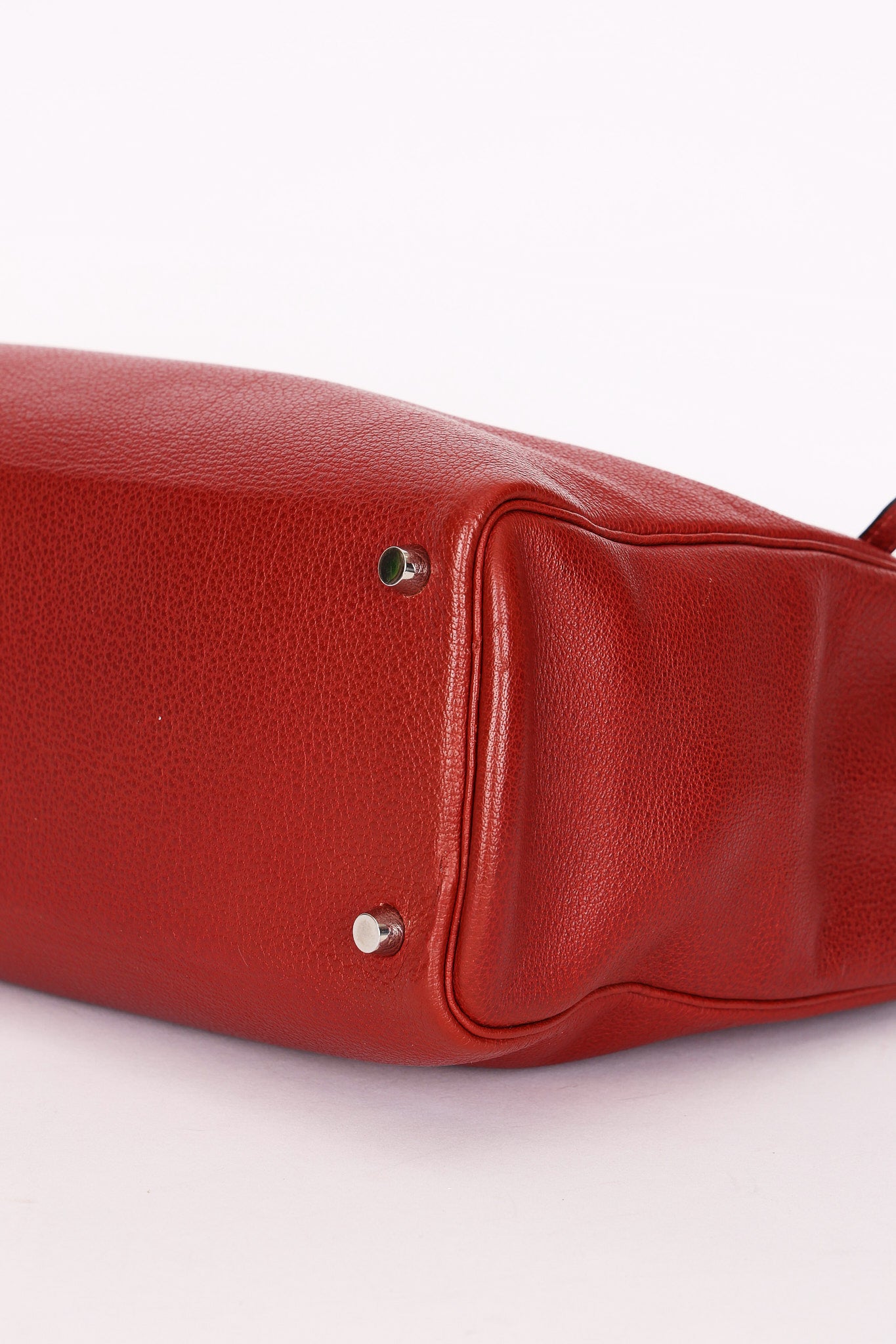 Hermès Cabana Tight Tote Rouge H Buffle Skipper PHW