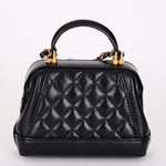 Chanel Mini Cocodoc Top Handle Bag Black Calfskin AGHW