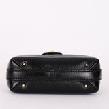 Chanel Mini Cocodoc Top Handle Bag Black Calfskin AGHW