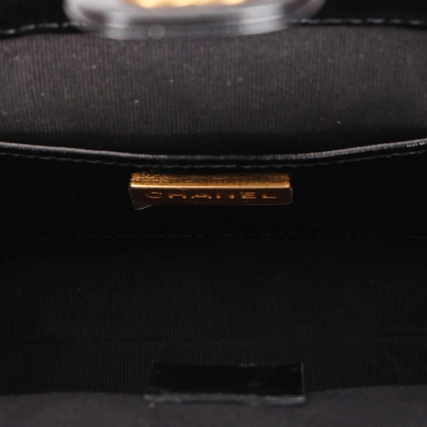 Chanel Mini Cocodoc Top Handle Bag Black Calfskin AGHW