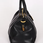 Chanel Timeless Boston Bag Black Caviar 24K GP