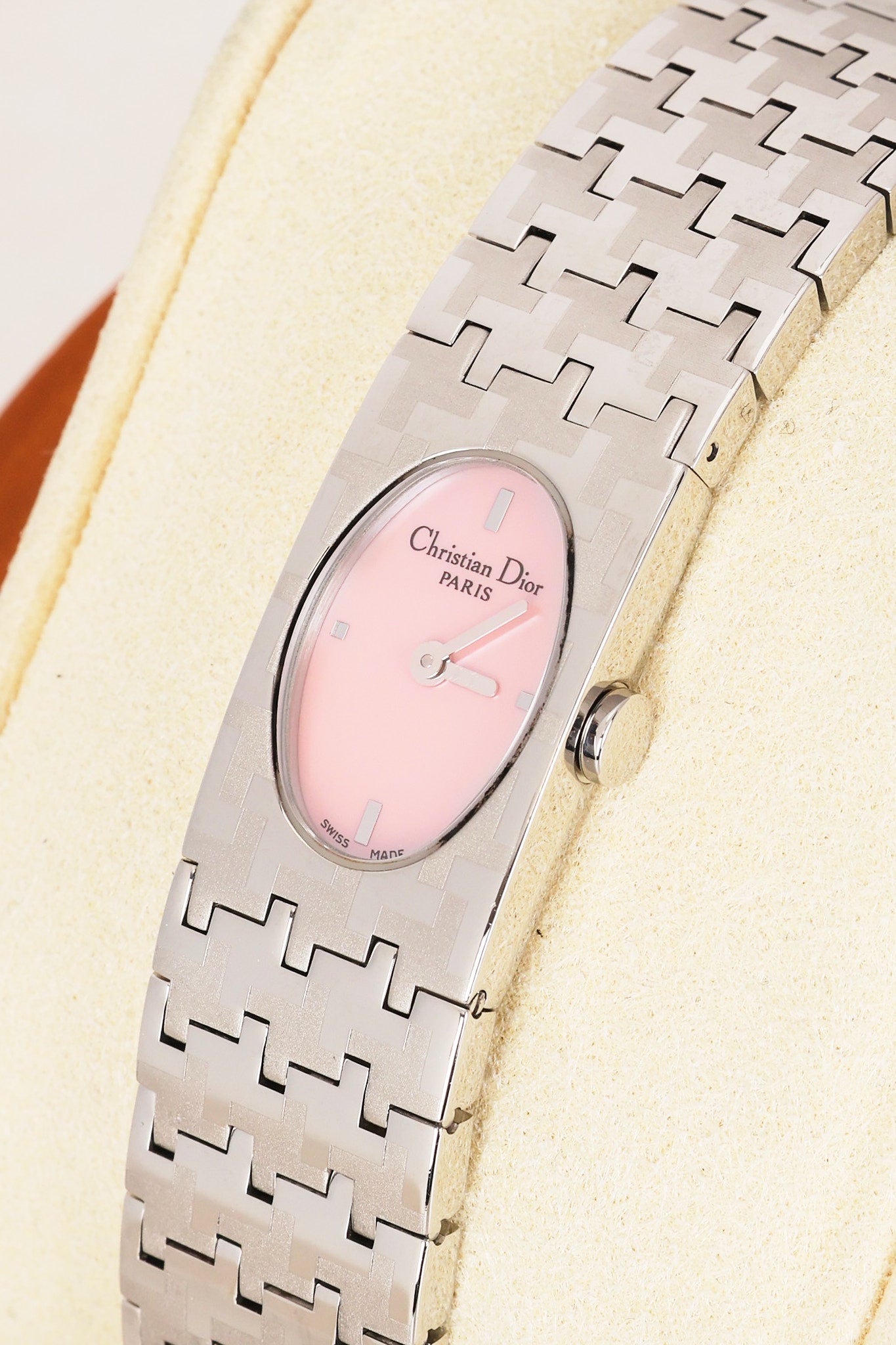 Dior Stainless Steel Pink Watch