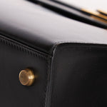 Hermès Kelly 28 Noir Box GHW 1977