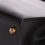 Hermès Kelly 28 Noir Box GHW 1977