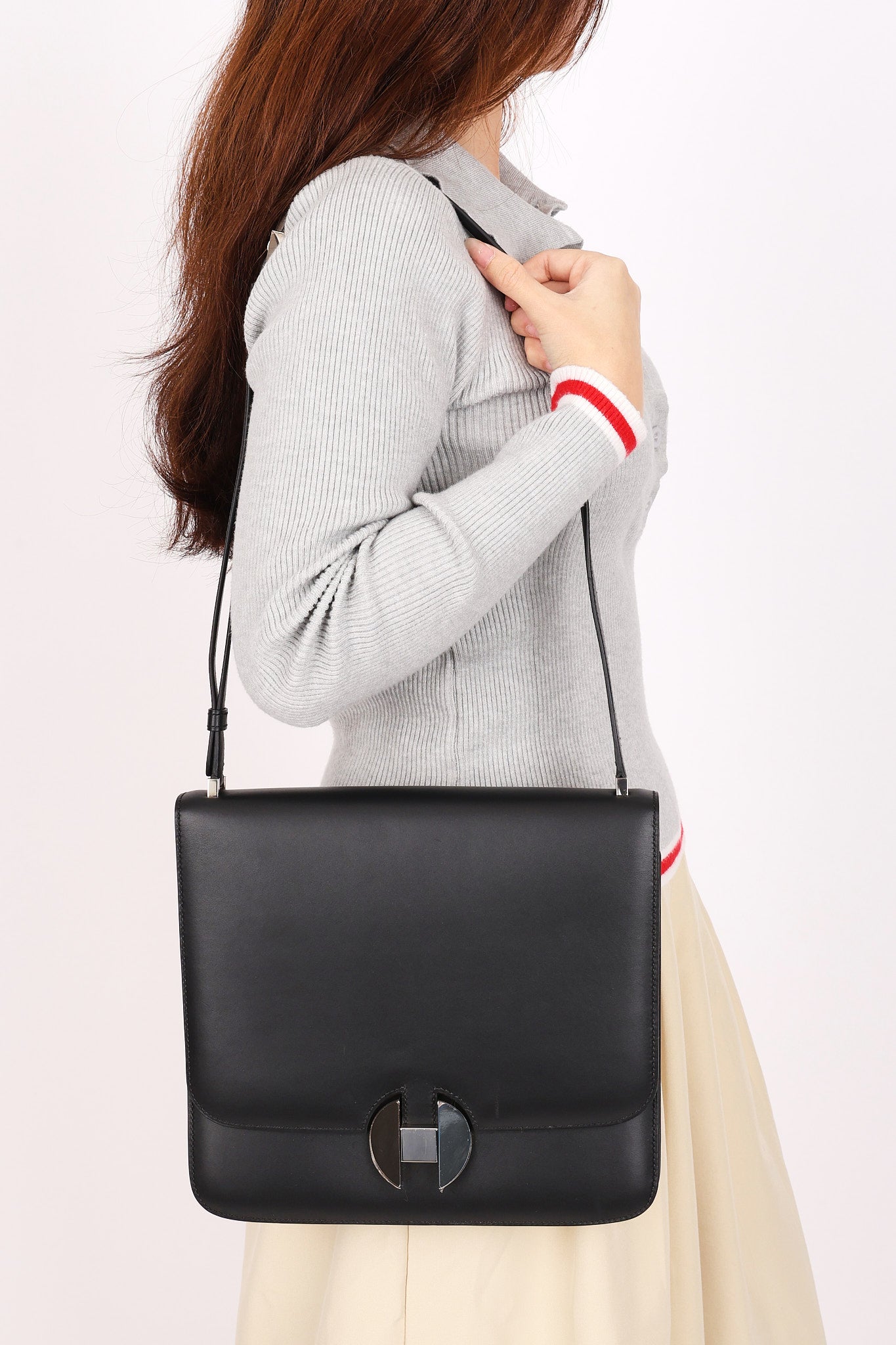 Hermès Sombrero II Noir Evercolor 2019 PHW