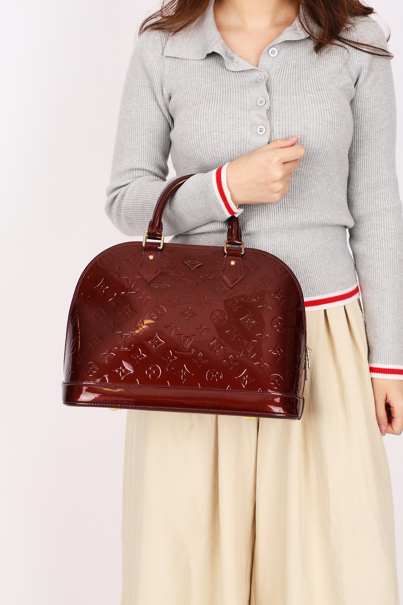 Louis Vuitton Monogram Vernis Alma PM