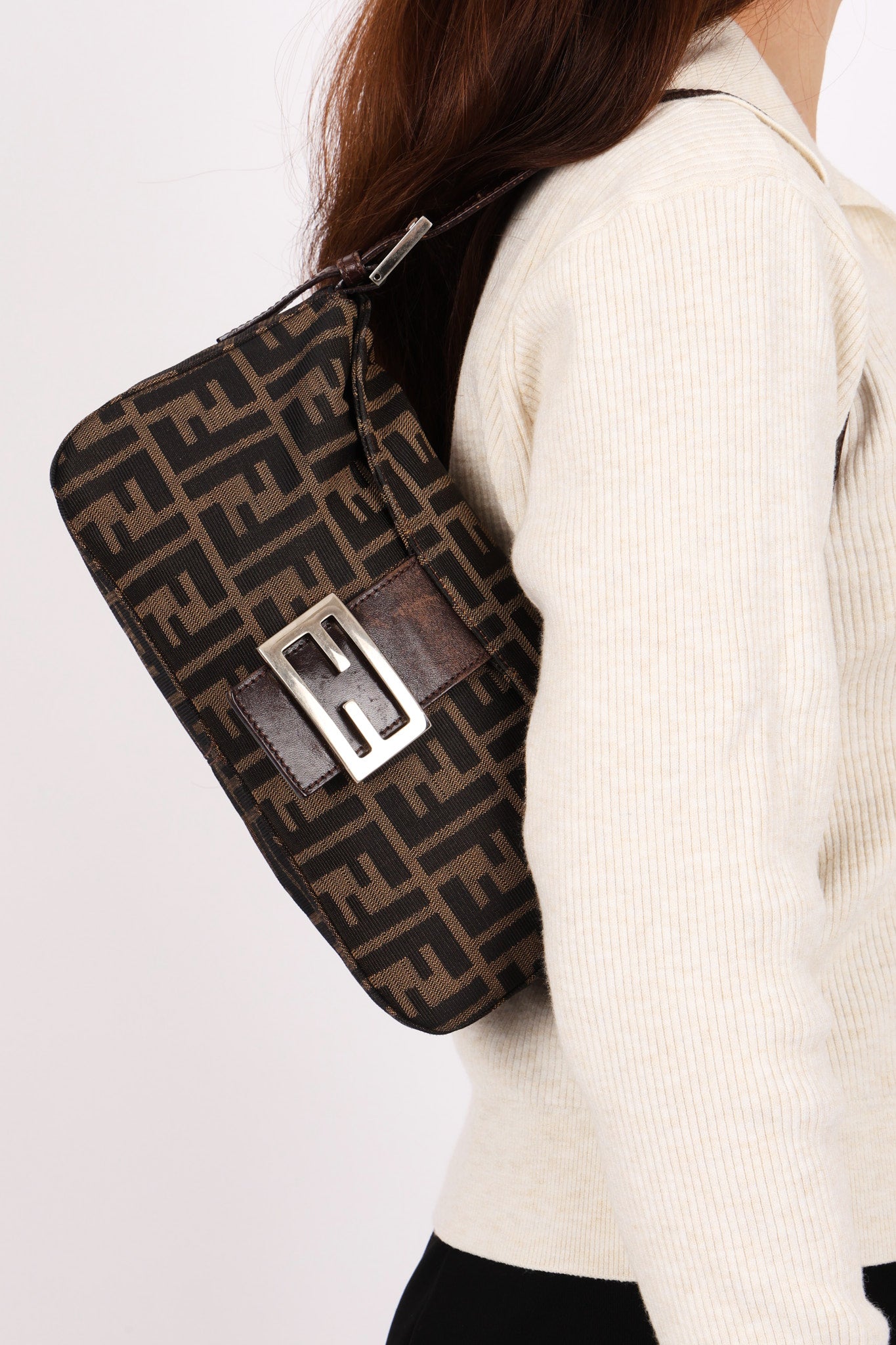 Fendi Zucca Shoulder Bag