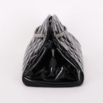 Chanel Mademoiselle Bowling Bag Black Patent SHW