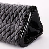 Chanel Mademoiselle Bowling Bag Black Patent SHW