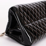 Chanel Mademoiselle Bowling Bag Black Patent SHW