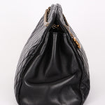Chanel Mademoiselle Bowling Bag Black Calfskin AGHW