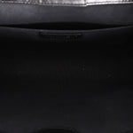 Chanel So Black Two Tone Flap Black Crinkled Calfskin SHW