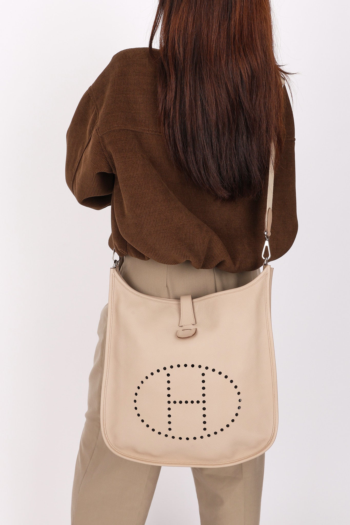 Hermès Evelyne GM Argile Epsom PHW 2015