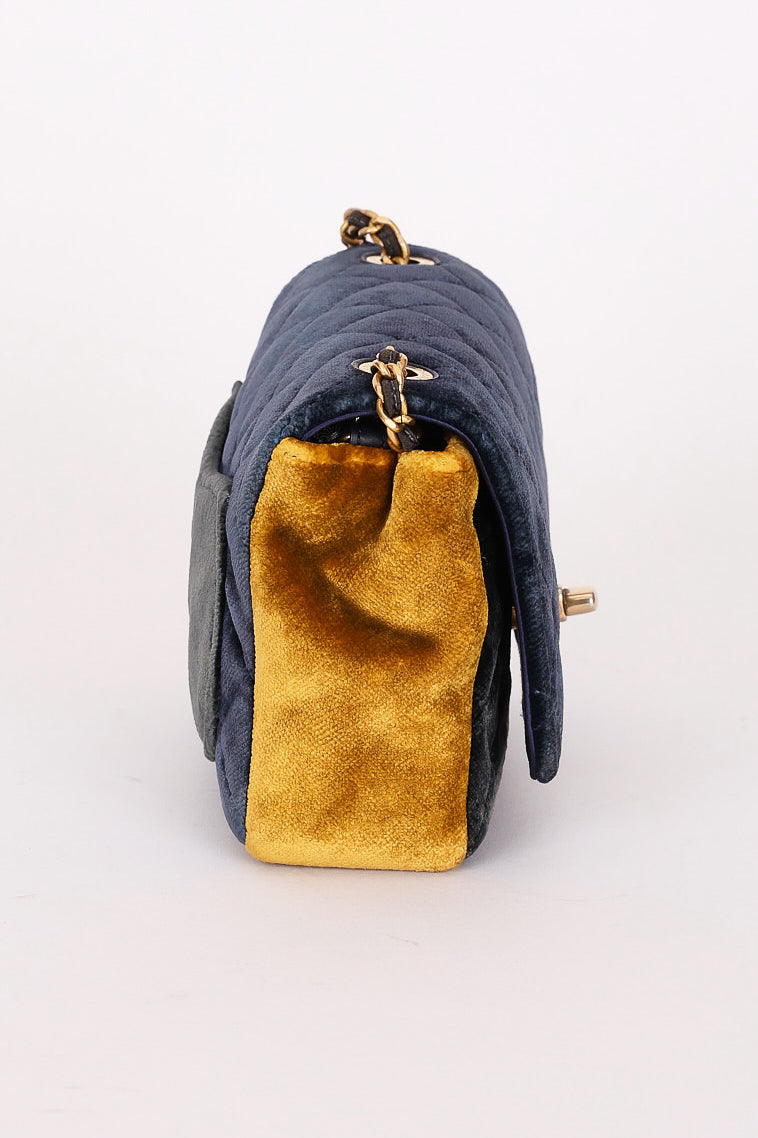 Chanel Paris-Cosmopolite Camellia Single Flap Suede AGHW