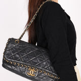 Chanel Chain Me Single Flap Black Lambskin 2011 GHW