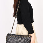 Chanel Chain Me Single Flap Black Lambskin 2011 GHW