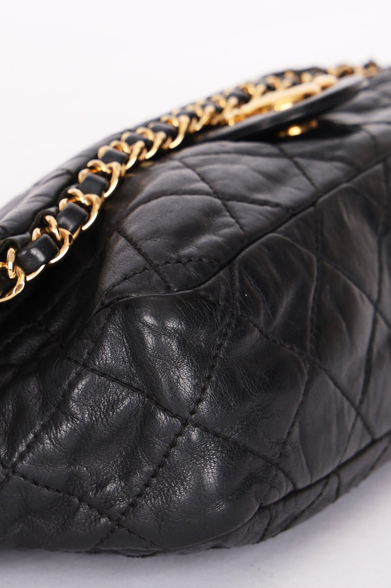 Chanel Chain Me Single Flap Black Lambskin GHW