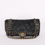 Chanel Chain Me Single Flap Black Lambskin 2011 GHW