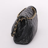 Chanel Chain Me Single Flap Black Lambskin 2011 GHW