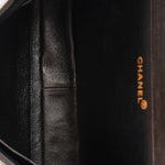 Chanel Double Sided Jumbo Classic Single Flap Black Lambskin 1996 24K GP