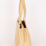 Chanel Shoulder Bag Ivory Caviar 2003 CGHW
