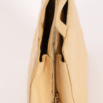 Chanel Shoulder Bag Ivory Caviar 2003 CGHW