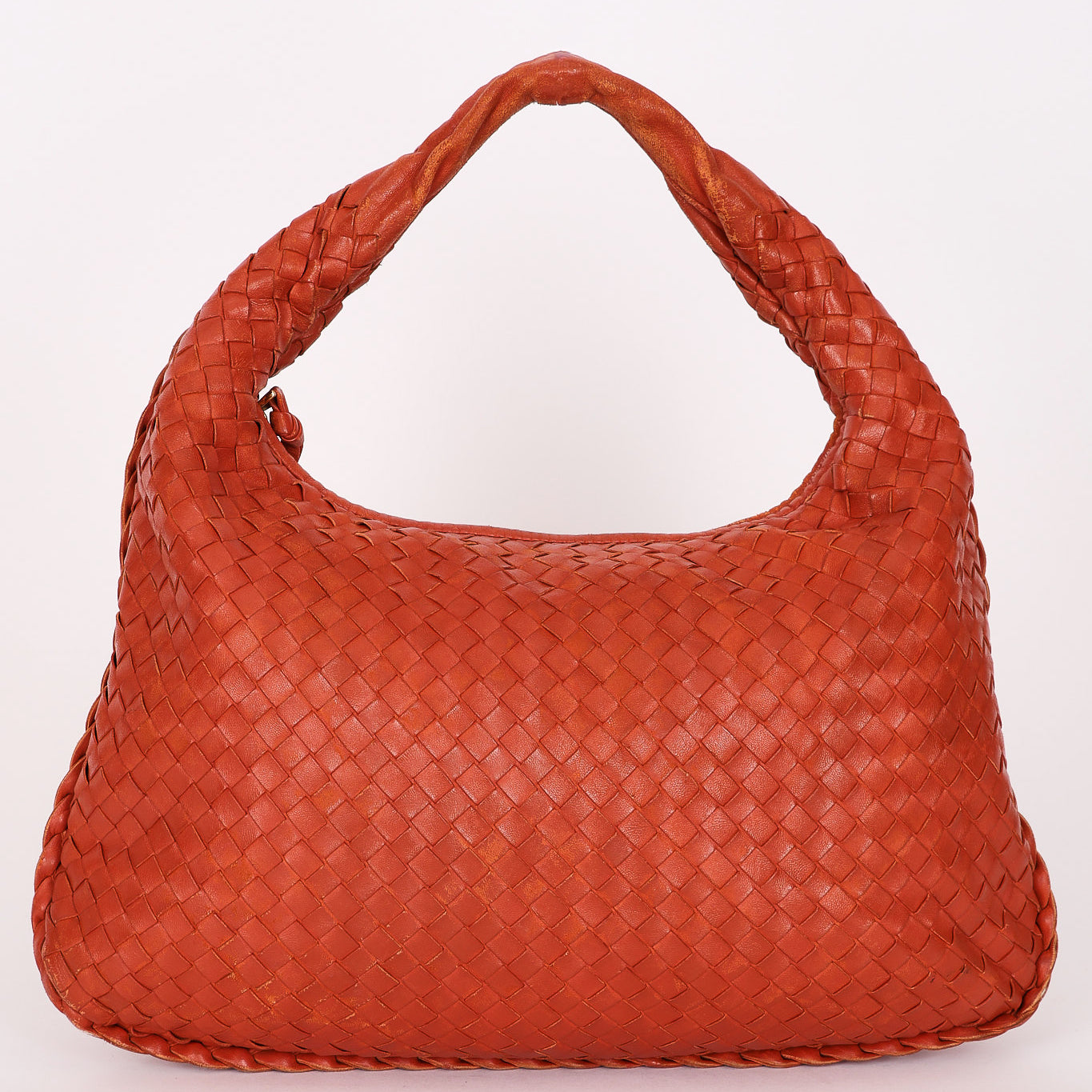 Bottega Veneta Small Intrecciato Hobo Orange