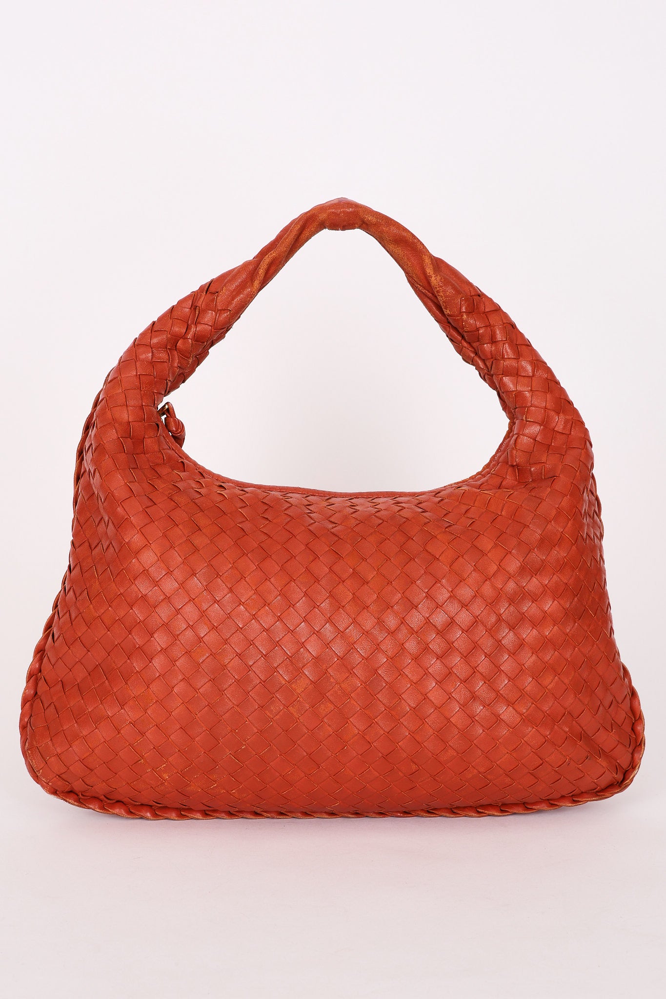 Bottega Veneta Small Intrecciato Hobo Orange