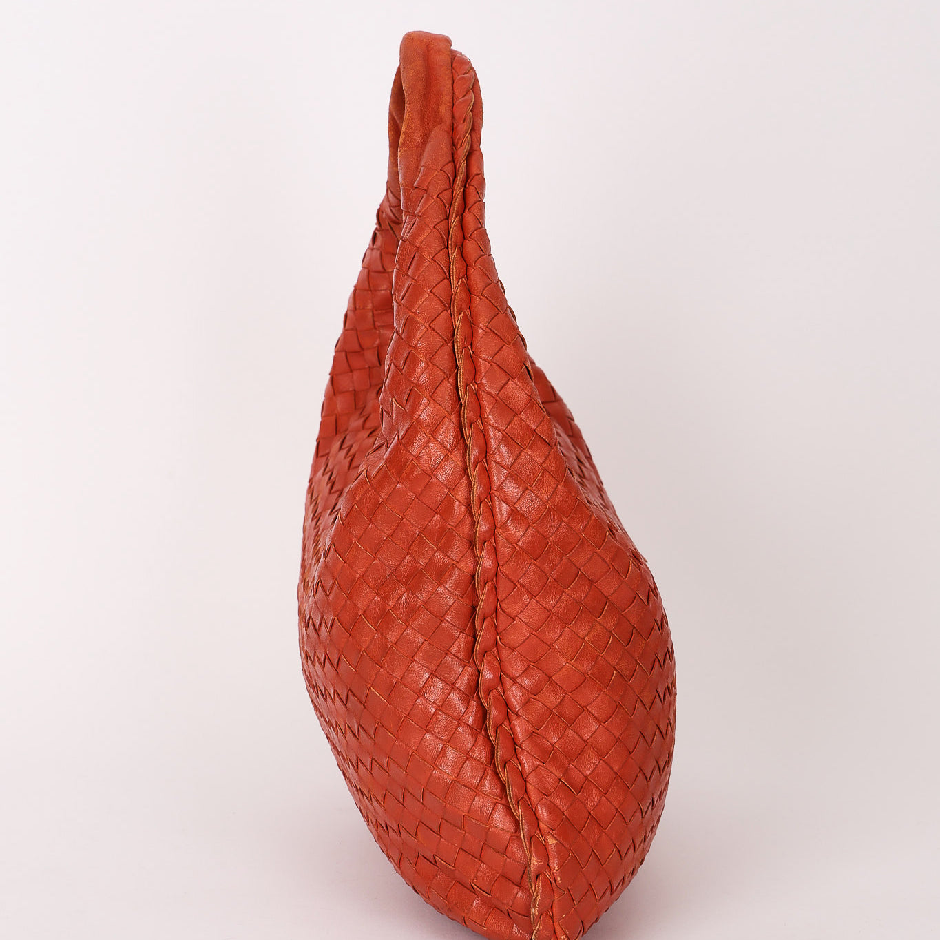 Bottega Veneta Small Intrecciato Hobo Orange