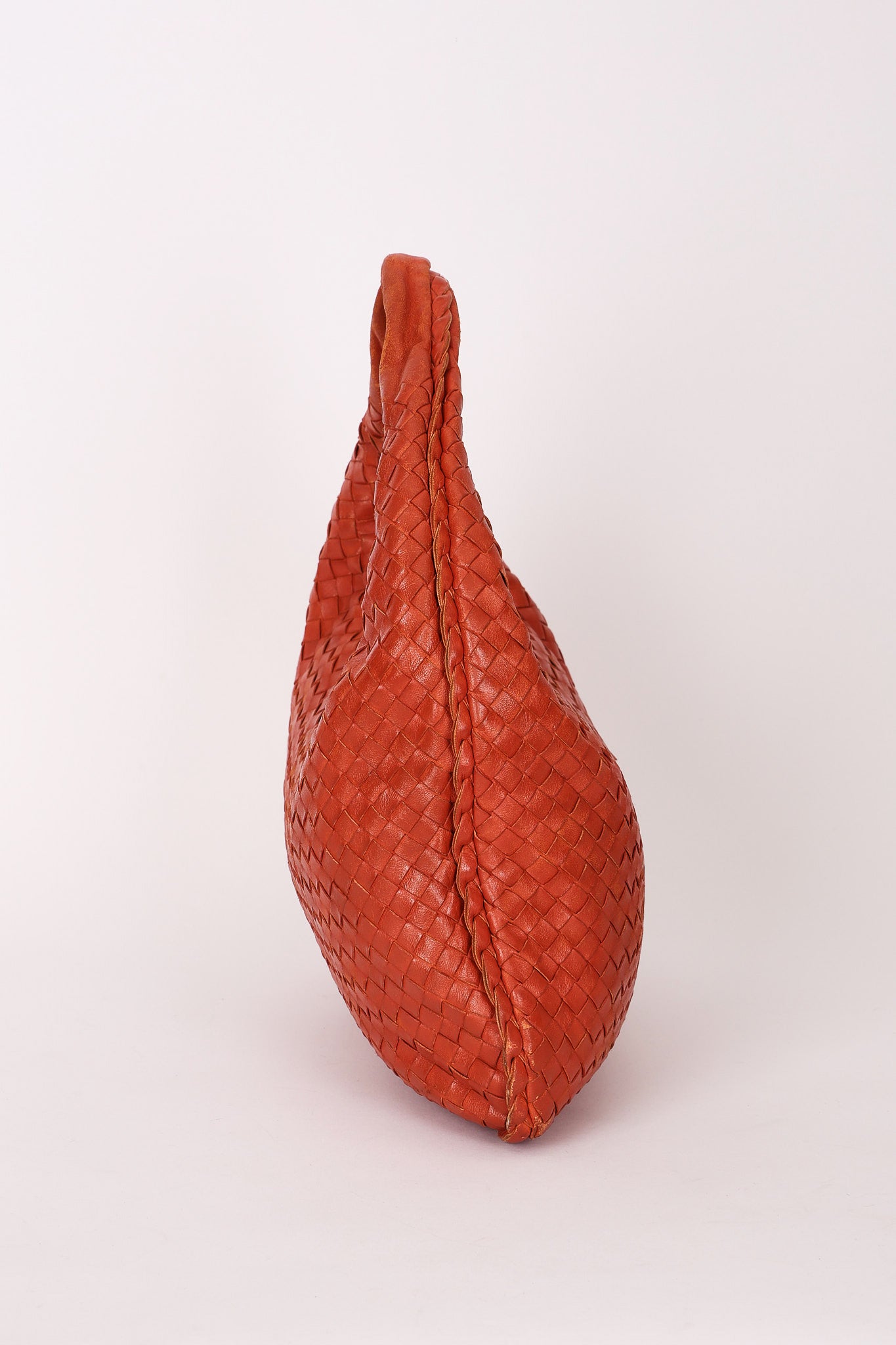 Bottega Veneta Small Intrecciato Hobo Orange