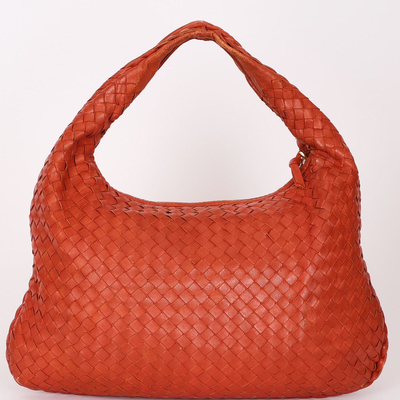 Bottega Veneta Small Intrecciato Hobo Orange