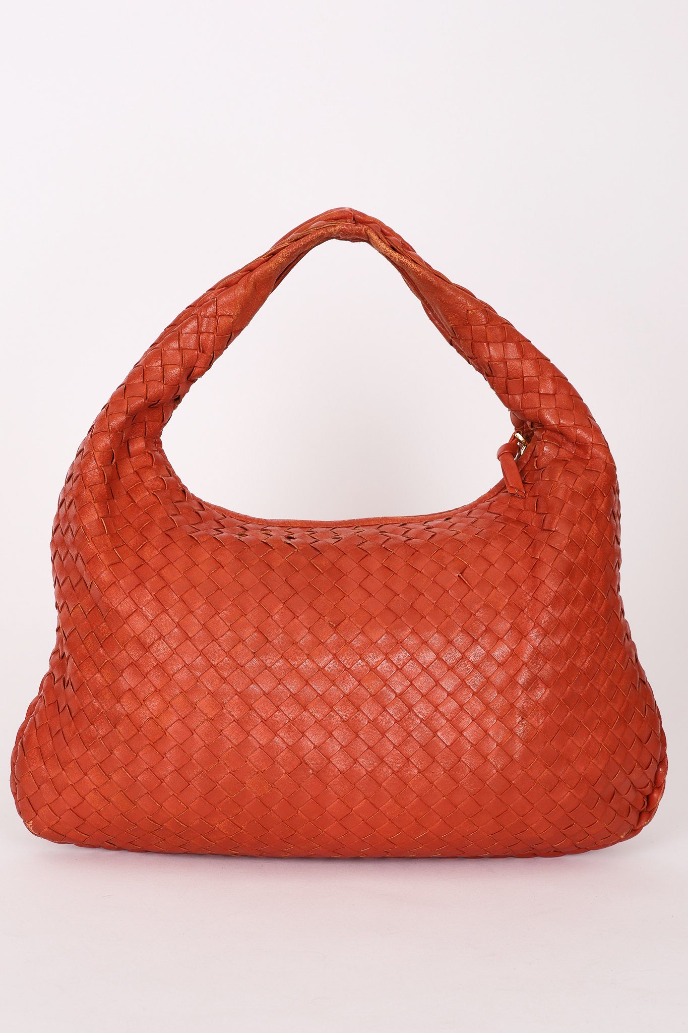 Bottega Veneta Small Intrecciato Hobo Orange