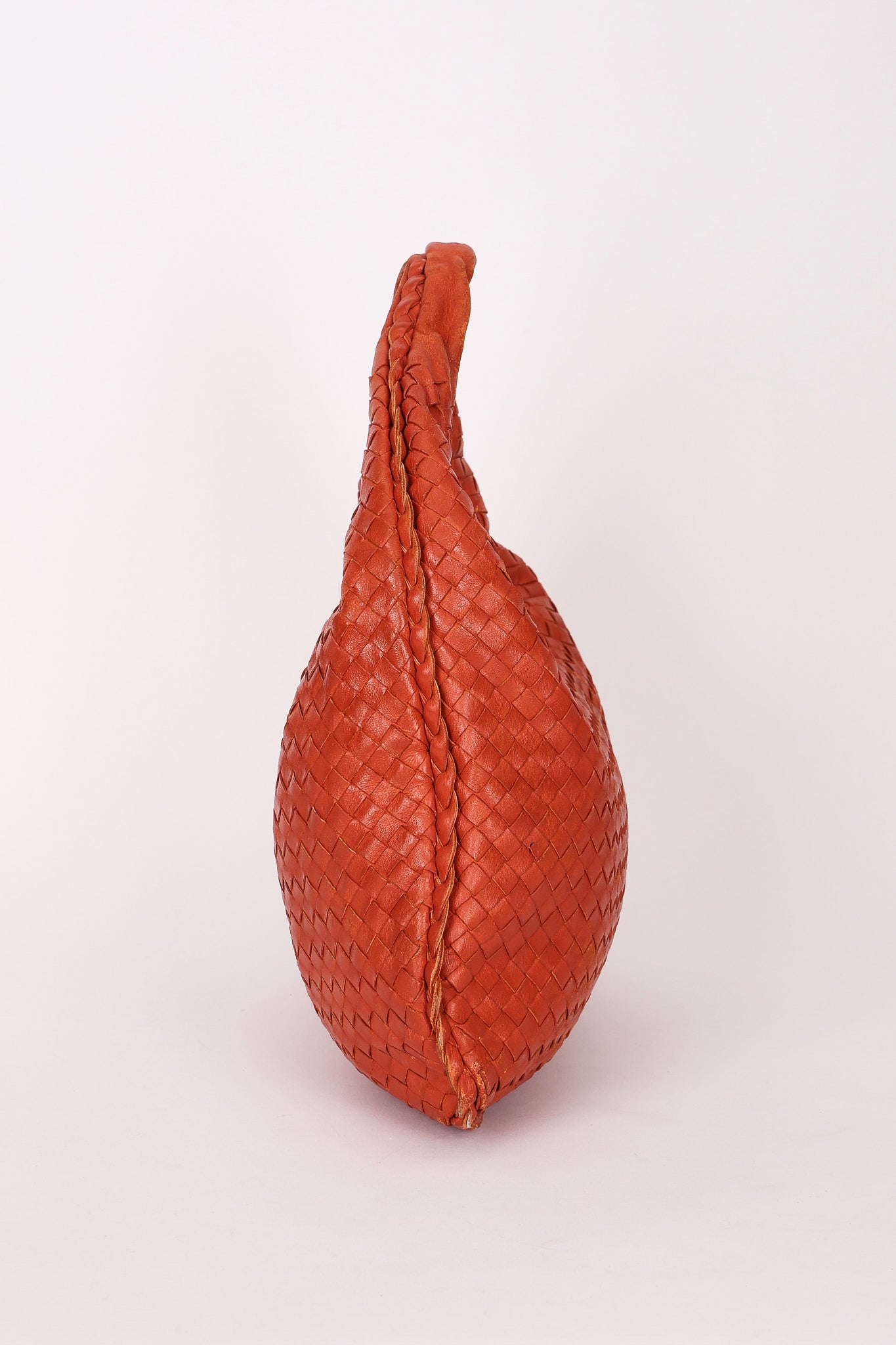 Bottega Veneta Small Intrecciato Hobo Orange