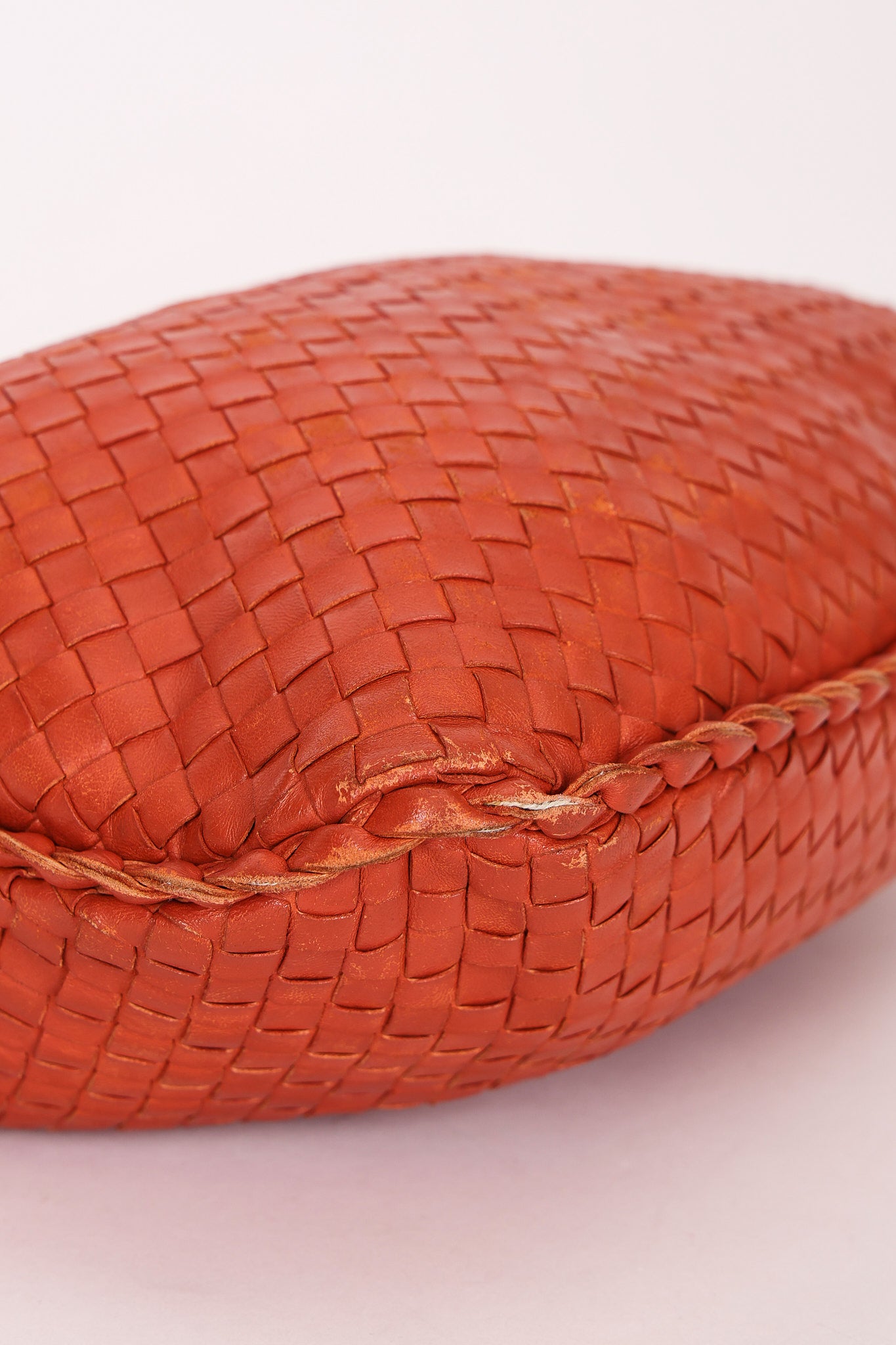 Bottega Veneta Small Intrecciato Hobo Orange