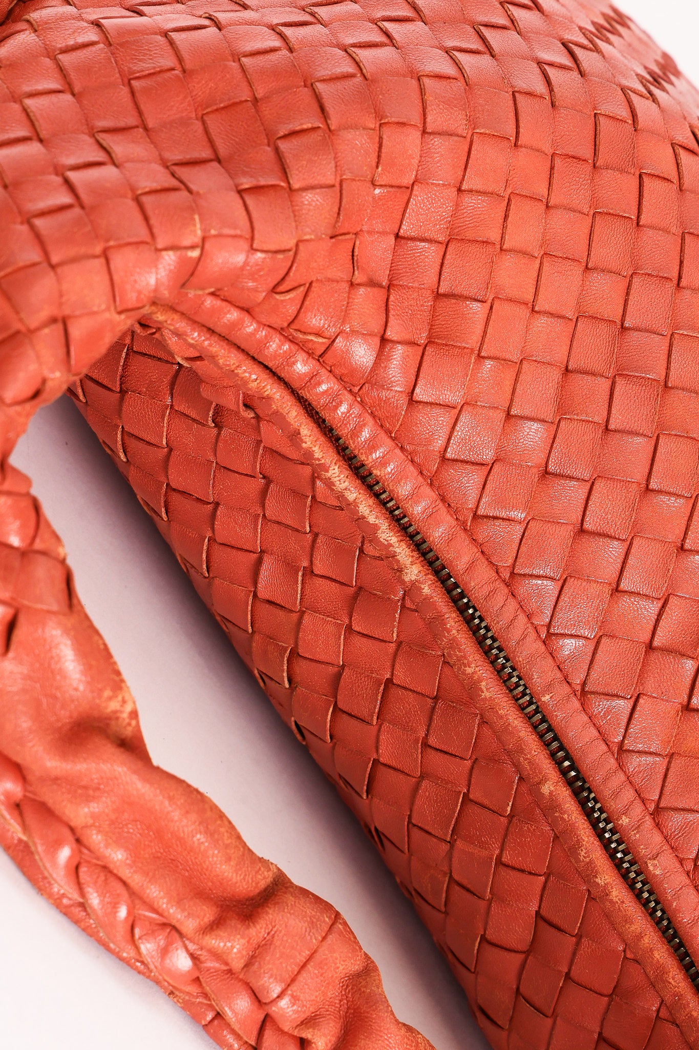 Bottega Veneta Small Intrecciato Hobo Orange