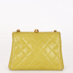 Chanel Kisslock Shoulder Bag Green Caviar 24K GP