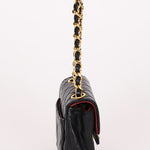 Chanel Micro Flap Belt Bag Black Lambskin 24K GP