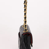 Chanel Micro Flap Belt Bag Black Lambskin 24K GP