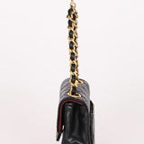 Chanel Micro Flap Belt Bag Black Lambskin 24K GP