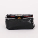 Chanel Micro Flap Belt Bag Black Lambskin 24K GP
