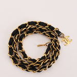 Chanel Micro Flap Belt Bag Black Lambskin 24K GP