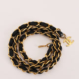 Chanel Micro Flap Belt Bag Black Lambskin 24K GP
