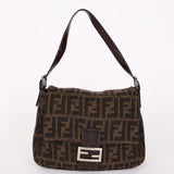 Fendi Wool Zucca Mamma Baguette Bag